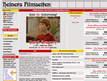 Tablet Screenshot of heiners-filmliste.de